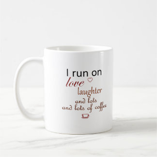 Mug Je Couris Sur Beaucoup Et Beaucoup De Café Drôle