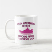 Mug Je Cours Des Marathons (Gauche)