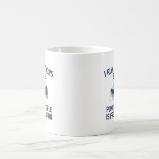 Mug Je Cours Des Marathons (Centre)