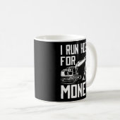 Mug Je Cours Des Trous Pour Excavateur De Construction (Devant droit)