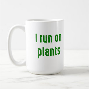 Mug Je cours en plante