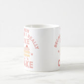 Mug Je cours parce que j'aime vraiment courir pour les (Centre)
