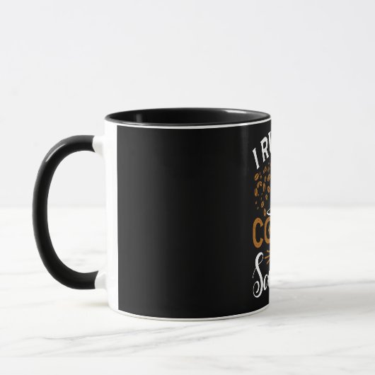 Mug Je Cours Sur Café Et Sarcasme (Gauche)