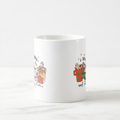 Mug Je Cours Sur Le Café Et La Soirée De Noël (Centre)