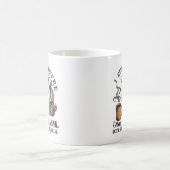 Mug Je cours sur le café et le sarcasme (Centre)