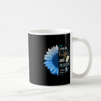 Mug Je Cours Sur Le Café Et L'Insuline Cadeau Pour Le
