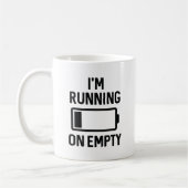 Mug Je cours sur vide (Gauche)