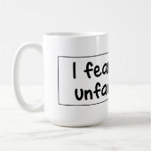 Mug Je crains le peu familier (Gauche)