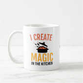 Mug Je Crée Magie Dans La Cuisine Cuisinière Nom De Ci (Gauche)