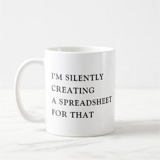 Mug Je Crée Silencieusement Un Tableau Pour Ça De Drôl