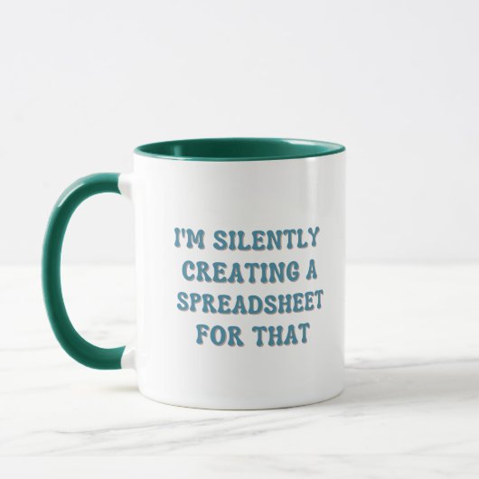 Mug Je Crée Silencieusement Un Tableau Pour Cela (Gauche)