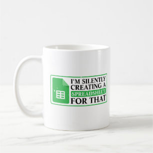 Mug Je Crée Silencieusement Un Tableau Pour Cela - drô