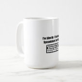 Mug Je Crée Silencieusement Un Tableur (Devant gauche)