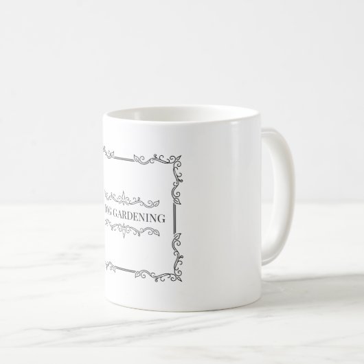 Mug Je creuse le jardinage (Devant droit)