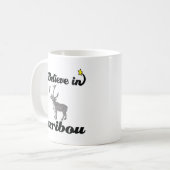 Mug je crois au caribou (Devant gauche)