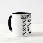 Mug Je crois au Père Noël (Devant gauche)