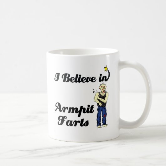 Mug je crois aux pets de sous-bras (Droite)