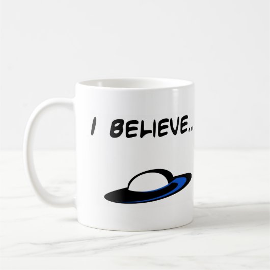 Mug Je crois aux UFO (Gauche)