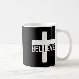 Mug Je crois croix Dieu Jésus foi religieuse chrétienn