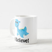 Mug Je Crois ! Cute Blue Nessie (Devant gauche)