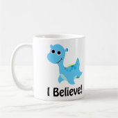Mug Je Crois ! Cute Blue Nessie (Gauche)