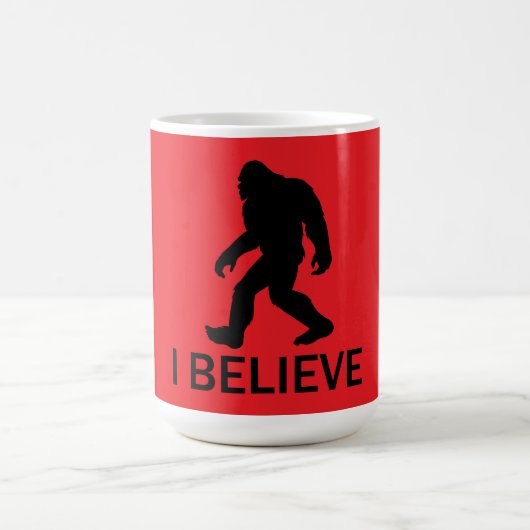 Mug Je crois en Bigfoot (Centre)