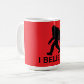 Mug Je crois en Bigfoot (Devant gauche)