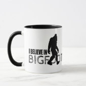 Mug Je crois en Bigfoot Sasquatch drôle (Gauche)