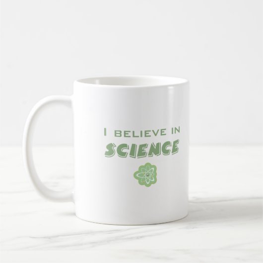 Mug Je Crois En La Science (Gauche)