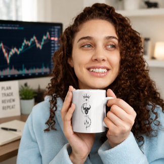Mug Je crois en moi-même, symbole minimaliste pour tra