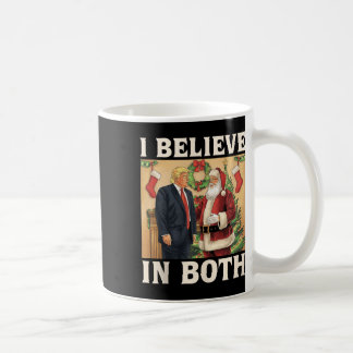 Mug Je Crois En Trump Et En Père Noël Funny Pro Trump