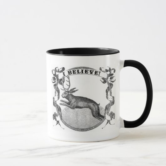 Mug Je crois (Jackalope) (Droite)