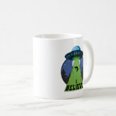 Mug Je crois que les soucoupes volantes UFO Alien Ufol (Devant droit)