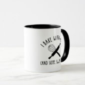 Mug Je Cuis Avec Amour (Et Certains Jouent) (Devant droit)