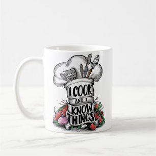 Mug Je cuisine et je sais des choses drôle cuisine
