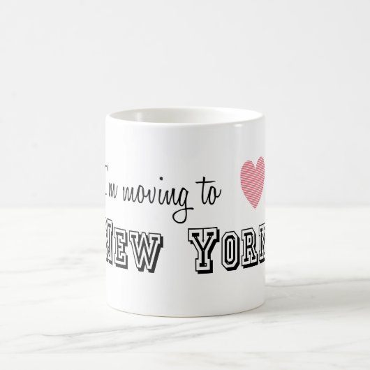 Mug Je déménage à New York (Centre)