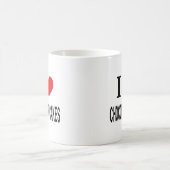 MUG JE ❤️ DES GÂTEAUX DE CHOCOLAT J'AIME LES GÂTEAUX D (Centre)