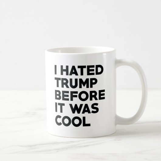 Mug Je détestais Trump (Droite)