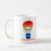 Mug Je déteste chacun qui comporte Maxwell (Gauche)