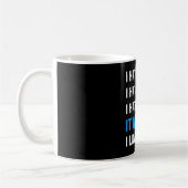 Mug Je déteste coder un cadeau amusant pour un program (Gauche)