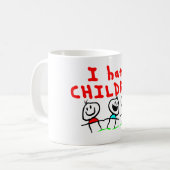 Mug Je déteste des enfants ! (Devant gauche)