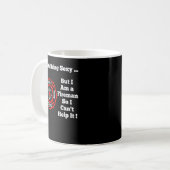 Mug Je Déteste Être Sexy Funny Fireman (Devant gauche)