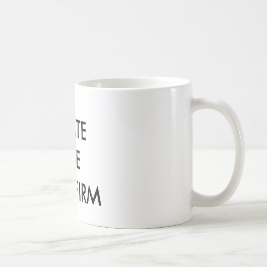 MUG JE DÉTESTE LA VIEILLE ENTREPRISE (Droite)