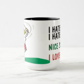 Mug Je Déteste Le Golf ! J'Aime Le Golf ! (Centre)