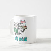 Mug Je déteste le travail (Devant gauche)