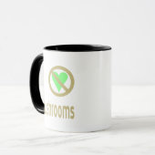 Mug Je déteste les champignons Pas d'amour (Devant gauche)