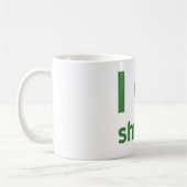 Mug Je déteste les crevettes pas d'amour (Gauche)