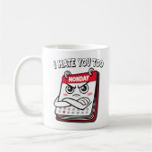 Mug Je déteste les lundis (Gauche)