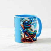 Mug Je déteste les lundis (Devant droit)