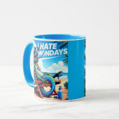 Mug Je déteste les lundis (Devant gauche)